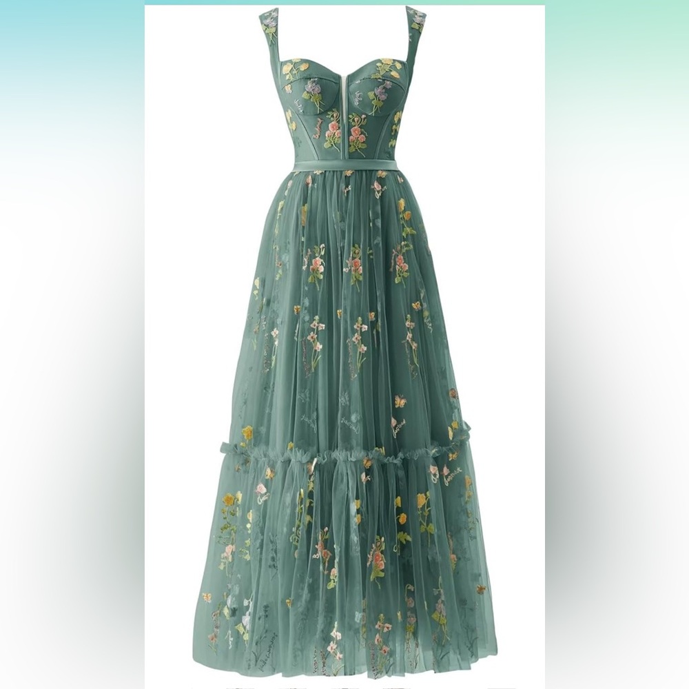 Floral Embroidered Dress